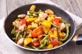 Prato de frango e batata