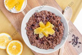 Flocons d'avoine à l'orange et au chocolat