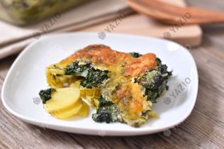 Kartoffel-Spinat-Auflauf