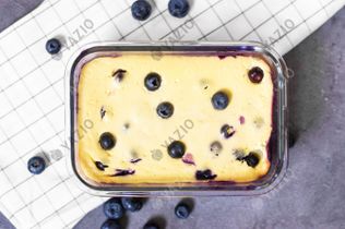 Greek Yogurt & Blueberry Soufflé