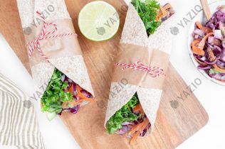 Smoked Salmon & Kale Wraps