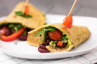 Quinoa-Wraps mit Avocadocreme