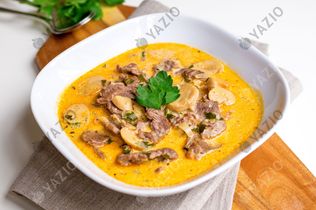 Soupe de bœuf Stroganov