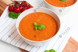 Zuppa di fagioli e pomodoro
