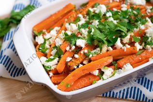 Roasted Carrots with Feta