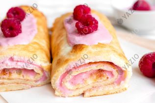 Brazo de gitano de frambuesa