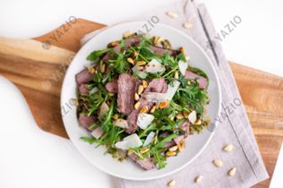 Salade de steak et pesto