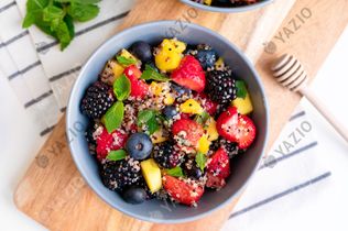 Ensalada de quinoa y fruta