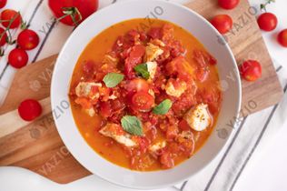 Rotbarsch in Tomatensauce