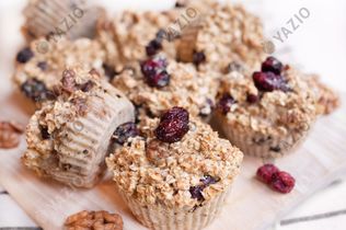 Muffins de naranja y arándanos