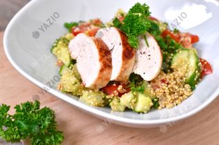 Quinoa Salad with Grilled Chicken