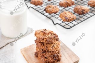 Biscoito tipo cookies de chocolate