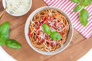 Espaguetis a la napolitana