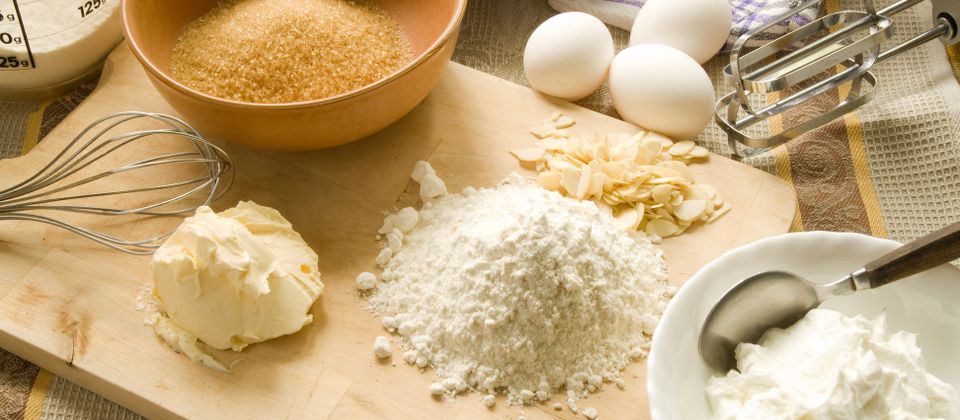 Ingrédients pour la pâtisserie