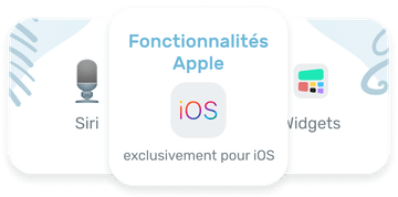 Widgets iOS et Siri