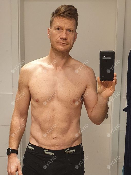 Patrick ha perdido 25 kg, su historia de éxito