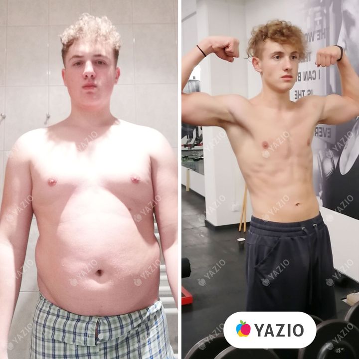 Félix a perdu 34 kg avec Yazio
