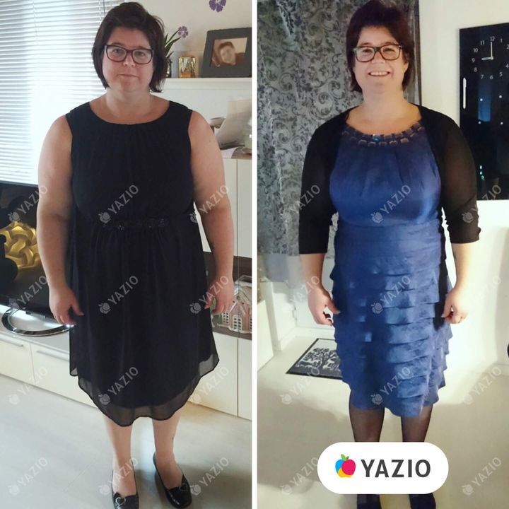 Corinne hat 19 kg mit Yazio abgenommen