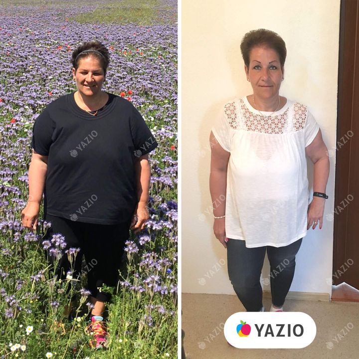 Bettina hat 37 kg mit Yazio abgenommen