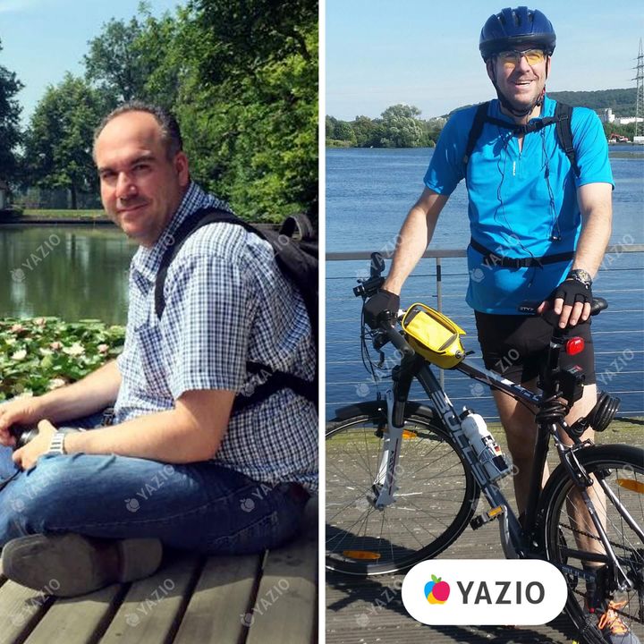 Matthias hat 30 kg mit Yazio abgenommen