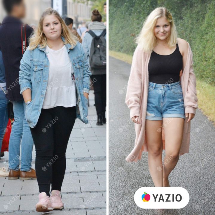 Selina hat 22 kg mit Yazio abgenommen