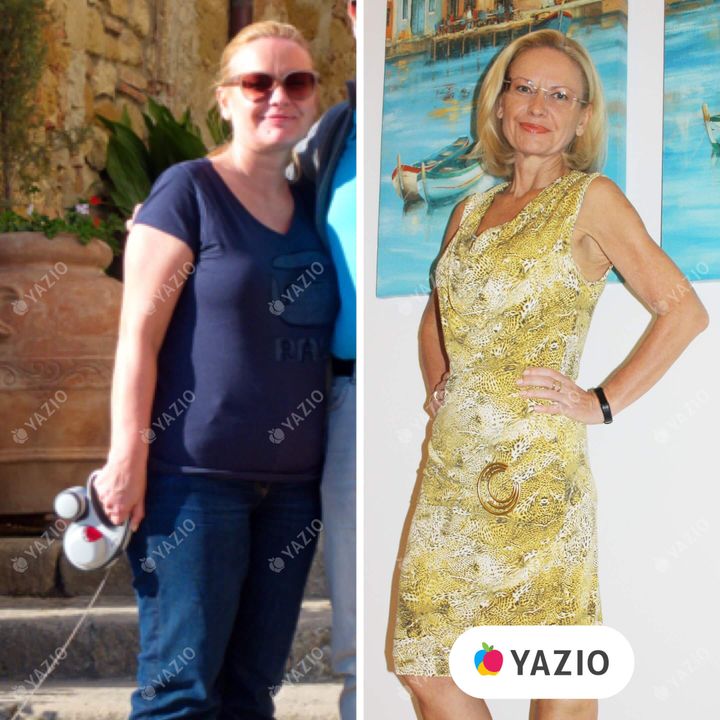 Evelyn hat 21 kg mit Yazio abgenommen