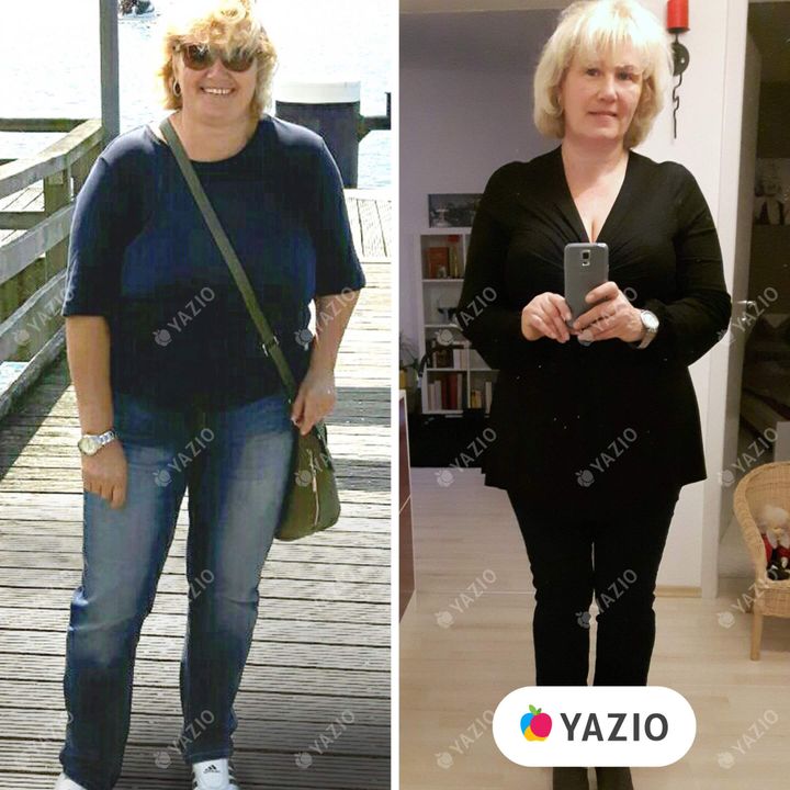 Petra hat 14 kg mit Yazio abgenommen