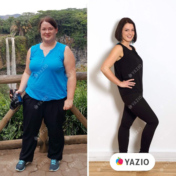 Patricia lost 88 lb with Yazio