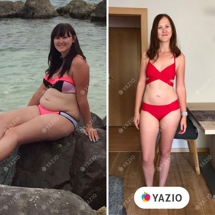 Susanne perdeu 20 kg com o Yazio