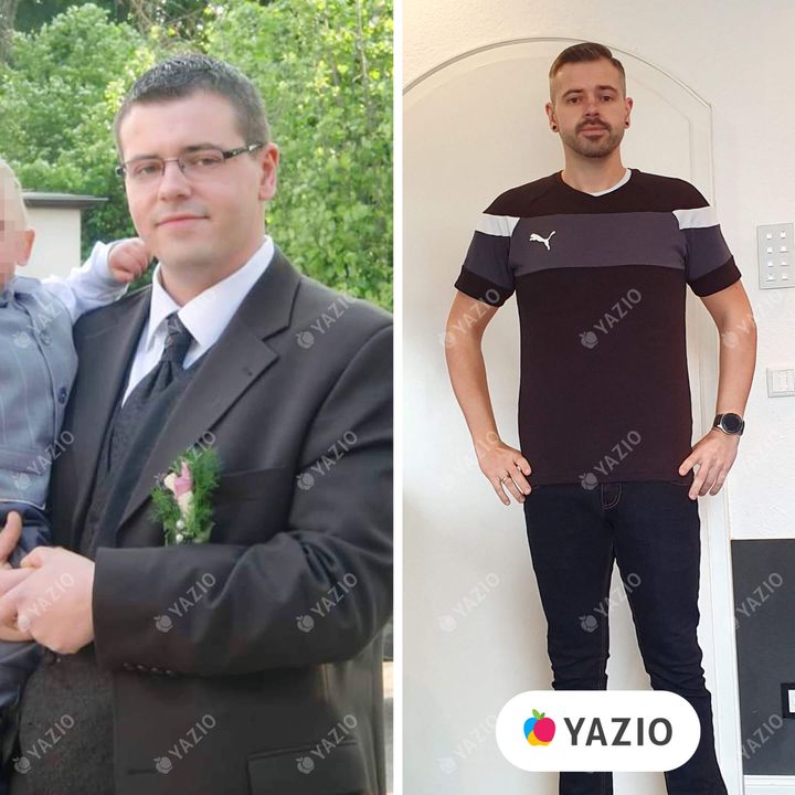 Kai hat 38 kg mit Yazio abgenommen