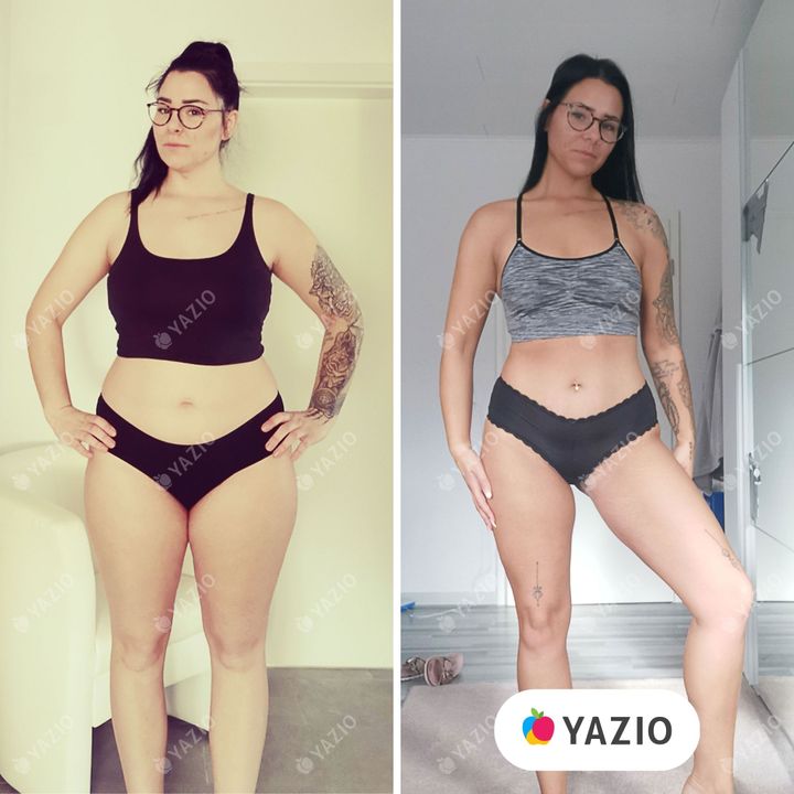 Kim perdeu 12 kg com o Yazio