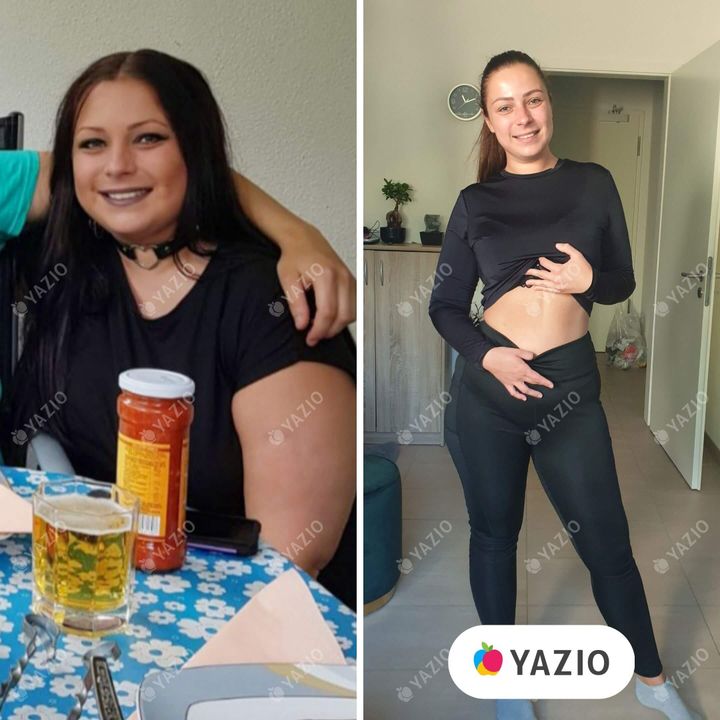 Vera perdeu 46 kg com o Yazio