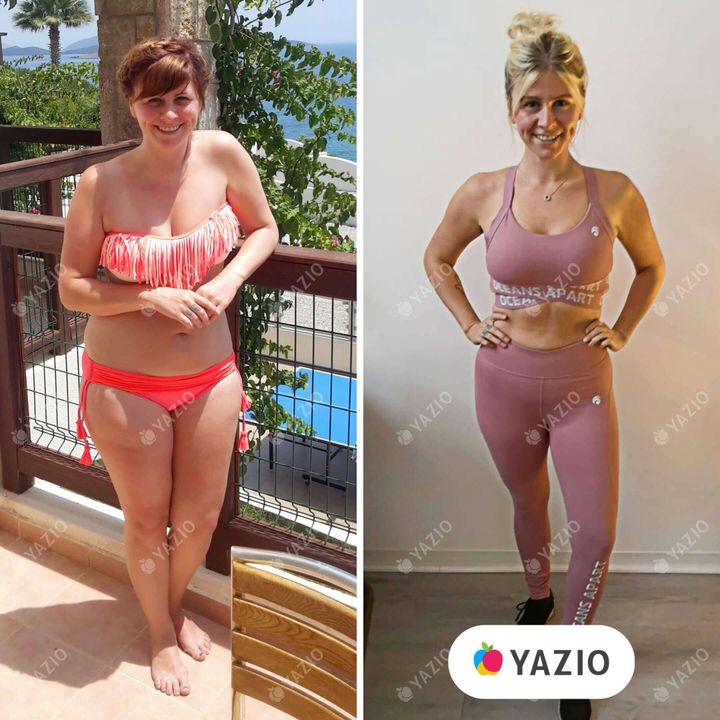 Tatjana lost 71 lb with Yazio