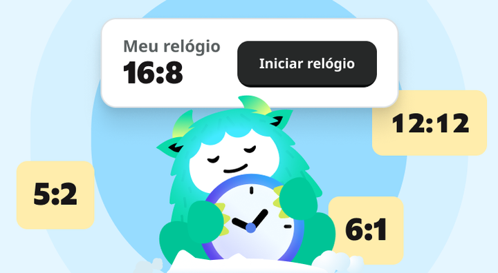 Acompanhamento de jejum intermitente