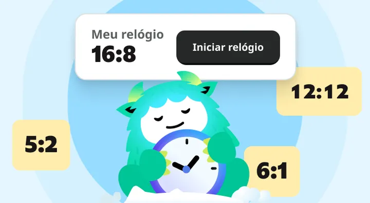 Acompanhamento de jejum intermitente