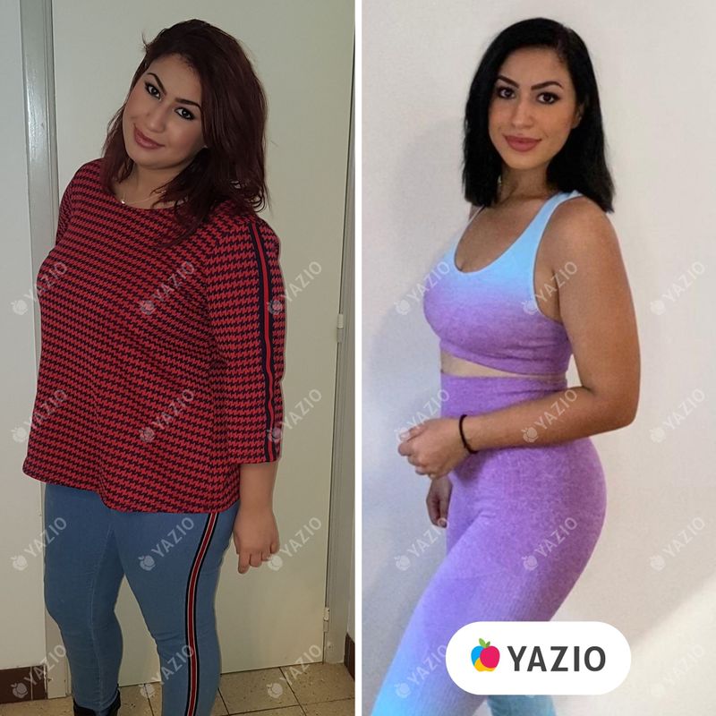 Rim lost 51 lb with Yazio