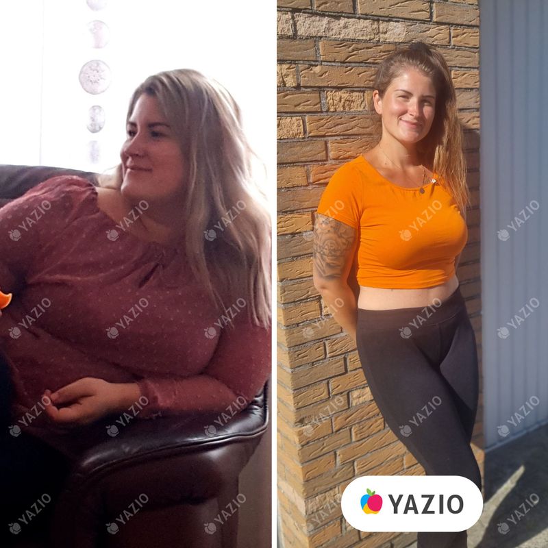 Shari lost 95 lb with Yazio