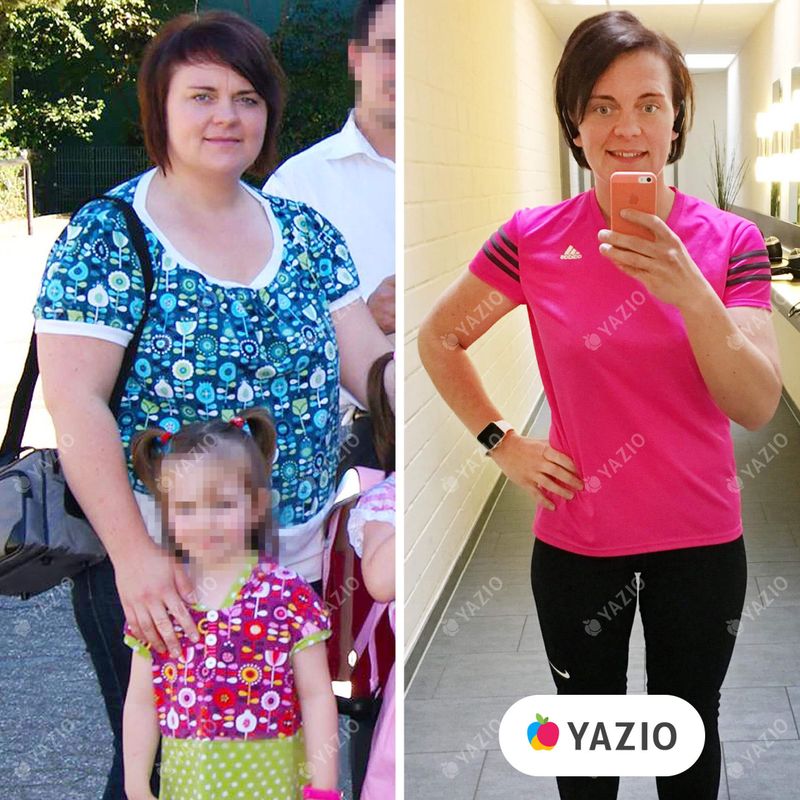 Melanie hat 43 kg mit Yazio abgenommen