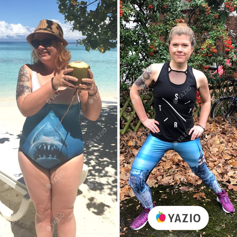 Martina hat 25 kg mit Yazio abgenommen