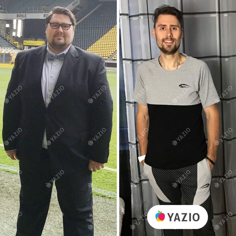 Christoph ha perdido 86 kg con Yazio