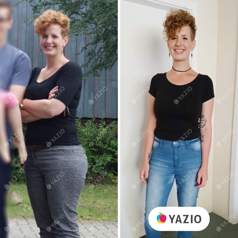 Verena hat 26 kg mit Yazio abgenommen