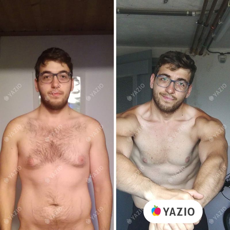 Erwin ha perdido 50 kg con Yazio