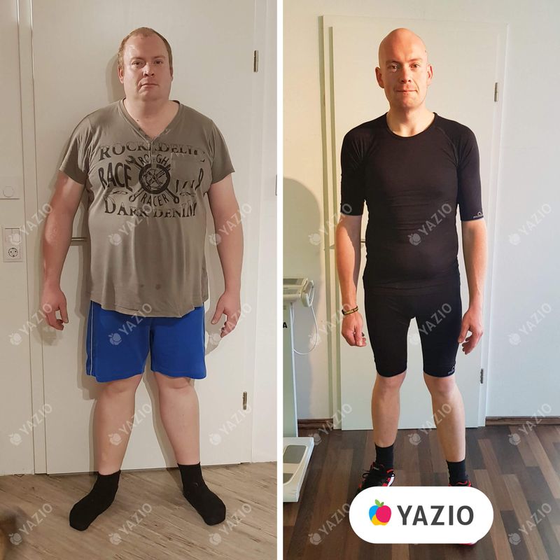 Marcus ha perdido 59 kg con Yazio